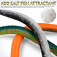 Proberos 110Pcs Soft Worm Fishing Lures Kit – Multi - Color Bass/Trout Baits with Hooks