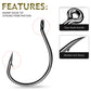 Proberos 110Pcs Soft Worm Fishing Lures Kit – Multi - Color Bass/Trout Baits with Hooks