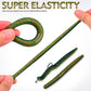 Proberos 110Pcs Soft Worm Fishing Lures Kit – Bass/Trout Freshwater Fishing Baits