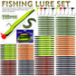 Proberos 110Pcs Fishing Lures Kit – Soft Worms & Jig Hooks for Bass/Walleye Fishing
