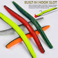 Proberos 110Pcs Fishing Lures Kit – Soft Worms & Jig Hooks for Bass/Walleye Fishing