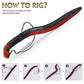 Proberos 110Pcs Fishing Lures Kit – Soft Worms & Jig Hooks for Bass/Walleye Fishing