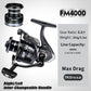 PROBEROS® 2000~7000 Series Spinning Reel, 5.2:1 Gear Ratio, 22LB Max Drag, Aluminum Alloy Metal Spool, Spinning Fishing Reel - Proberos