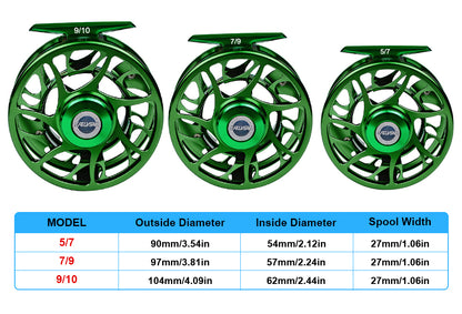 PROBEROS® FR06N COLOR B Premium Fly Reel  Engineered for Precision, Built for Legacy