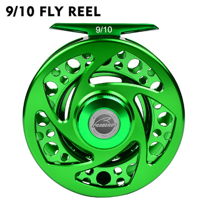 PROBEROS FR07 CNC Aluminum Fly Reel, 5/7, 7/9, 9/10 Sizes, 5 Colors;Large Arbor Fly Reel, Corrosion Resistant for Freshwater; Saltwater