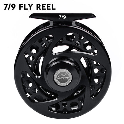 PROBEROS FR07 CNC Aluminum Fly Reel, 5/7, 7/9, 9/10 Sizes, 5 Colors;Large Arbor Fly Reel, Corrosion Resistant for Freshwater; Saltwater