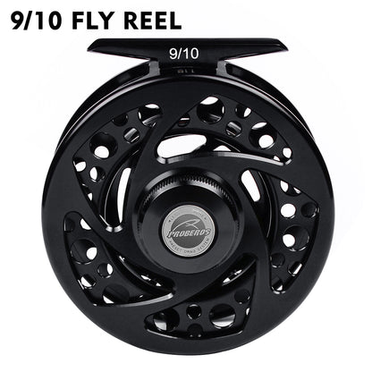PROBEROS FR07 CNC Aluminum Fly Reel, 5/7, 7/9, 9/10 Sizes, 5 Colors;Large Arbor Fly Reel, Corrosion Resistant for Freshwater; Saltwater