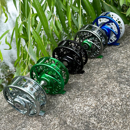 PROBEROS FR07 CNC Aluminum Fly Reel, 5/7, 7/9, 9/10 Sizes, 5 Colors;Large Arbor Fly Reel, Corrosion Resistant for Freshwater; Saltwater