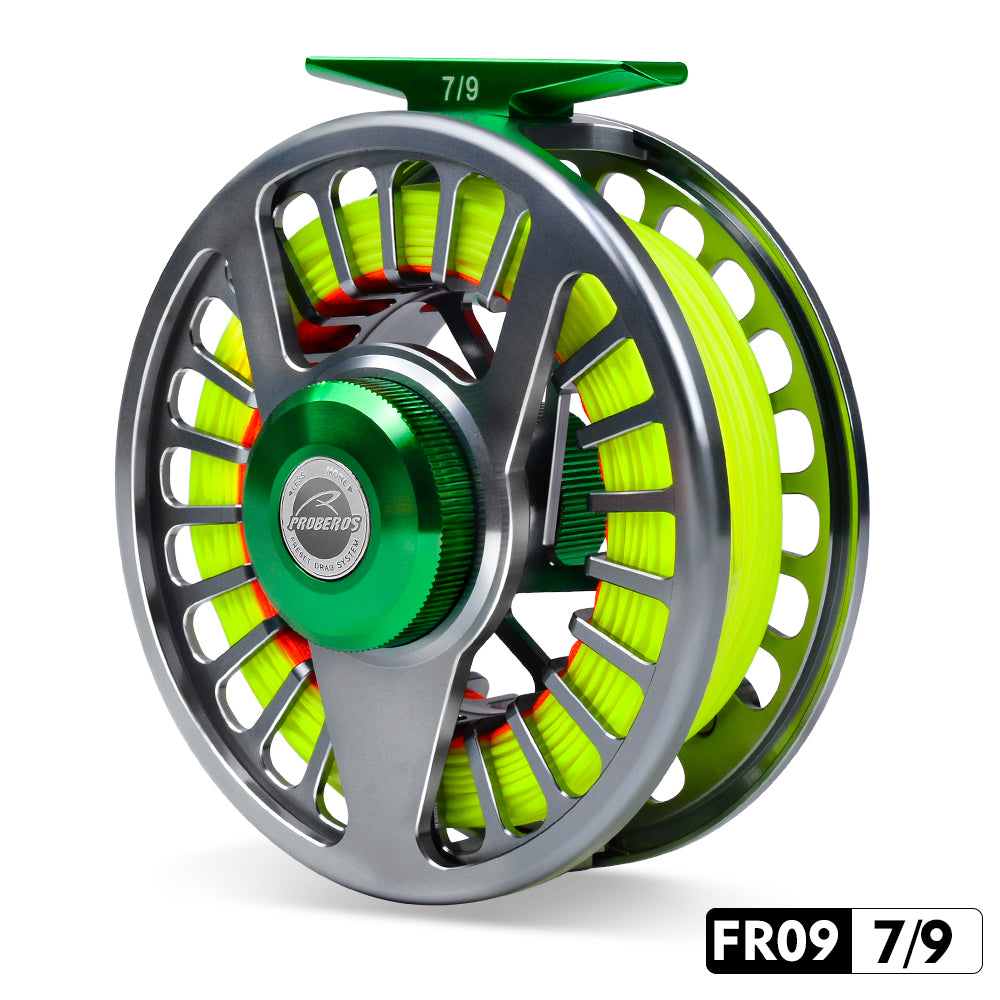 PROBEROS Pre-Loaded Fly Reel,&nbsp; CNC Aluminum&nbsp; Pre-Wound, Ready-to-Fish for Beginners&nbsp;