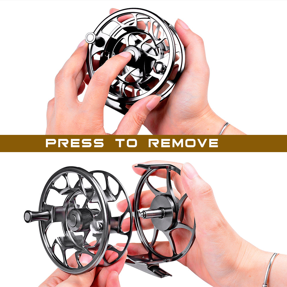 PROBEROS FR10 Pre-Loaded Fly Reel CNC Aluminum 5/7 to 9/10 Sizes – Proberos