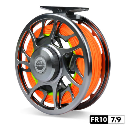 PROBEROS Pre-Loaded Fly Reel, 5/7, 7/9, 9/10 Sizes, Zero Deviation Design &nbsp;CNC Aluminum , Pre-Wound, Ready-to-Fish for Beginners