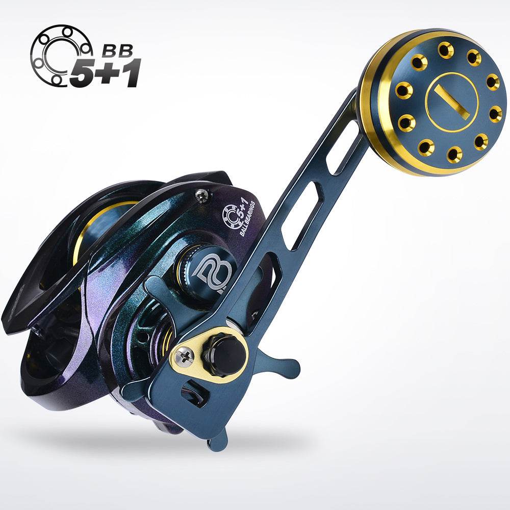 PROBEROS FW300 Low Profile Baitcasting Jigging Reel 7.2:1 Ratio – Proberos