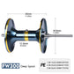PROBEROS® Metal Fishing Reel Max Drag 5+1 Ball Bearing Metal Handle Grip Saltwater Wheel for Fishing Pesca Accessories - Proberos