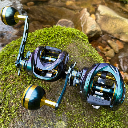 PROBEROS FW300 Baitcasting Reel, 7.2:1 Gear Ratio, 5+1BB, 256g Lightweight
