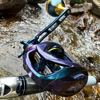 PROBEROS FW300 Baitcasting Reel, 7.2:1 Gear Ratio, 5+1BB, 256g Lightweight