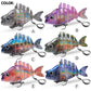 Proberos 3PCS segmented fish lure  Swimbait  Lure Slow Sinking