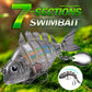 Proberos 3PCS segmented fish lure  Swimbait  Lure Slow Sinking