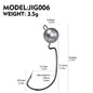 PROBEROS Wide Belly Crank Lead Head Hook 3.5g 5g 7g 10g Primary Color Lead Head Hook Soft Lure 20pcs