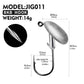 PROBEROS Sharp Lead Head Hook High Carbon Steel Tumbler Lead Head Hook Lure Hook 3.5g 5g 7g 10g 14g Soft Worm Hook 20pcs - Proberos