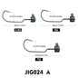 PROBEROS®  Ned Lead Head Hook Soft Worm Hook Micro Matter Lead Head Hook Lure False Bait Wild Fishing Warp Mouth Bass Reinforced Sharpness Anti-Hook 50pcs