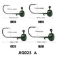 PROBEROS® Ned Hook Lead Head Hook Lure Soft Worm Hook Reinforced Sharp Wild Fishing Bass Mandarin Fish Anti-Debait Lure Hook 50pcs - Proberos