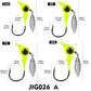 PROBEROS® Big Eye Lead Head Hook Color Lead Head Hook with Rotating Sequins Lure Hook Fishing Supplies 50pcs - Proberos