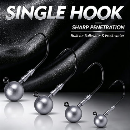 PROBEROS JIG068 Jig Head Hooks Freshwater for Bass Trout Perch