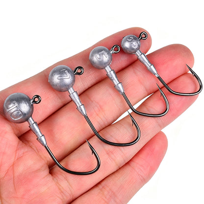 PROBEROS JIG068 Jig Head Hooks Freshwater for Bass Trout Perch