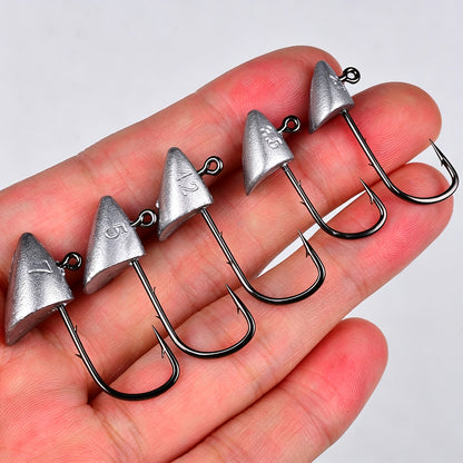 PROBEROS JIG070 Jig Head Hooks 2.7g-7g Freshwater for Bass Trout Perch