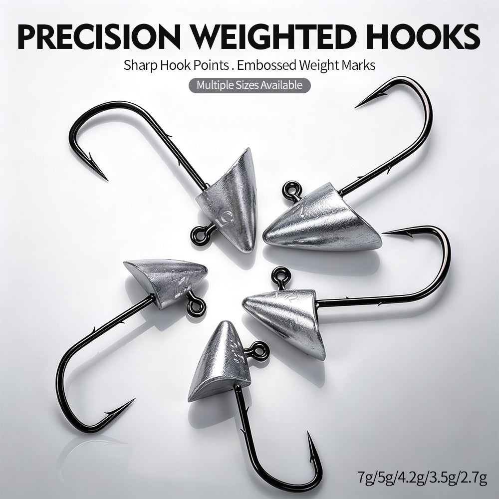 PROBEROS JIG070 Bullet Jig Head Hooks