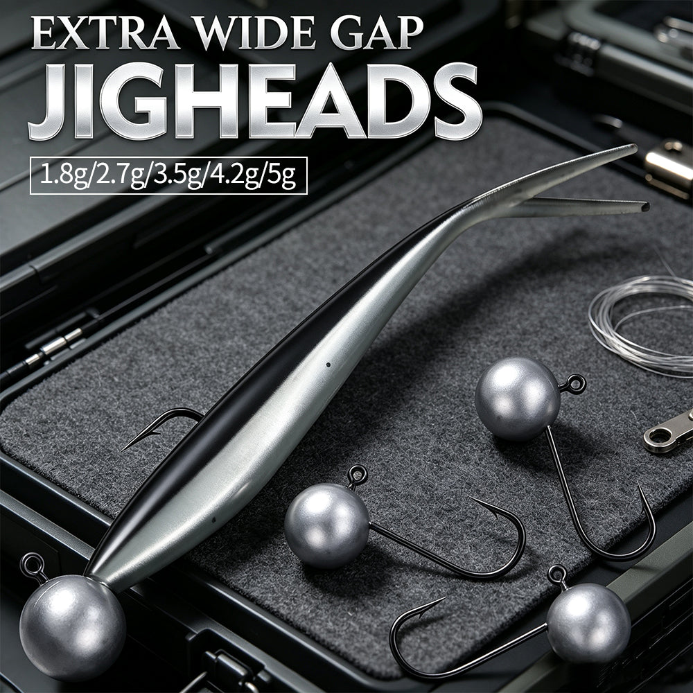PROBEROS JIG071 Oval Ball Lead Jig Head Hooks