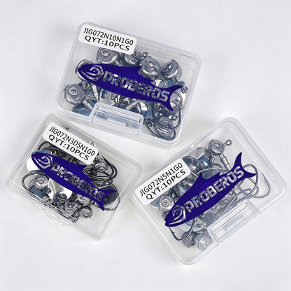 PROBEROS JIG072 Jig Head Hooks 3.5g-10g Freshwater for Trout Perch Crappie