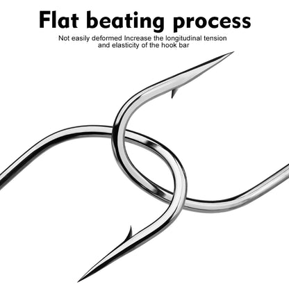 PROBEROS Lead Jig Head Hooks, 1/0#-3/0#, 5pcs/Set;Fish-Shaped Jig Hooks, Heavy Duty, for Soft Lures