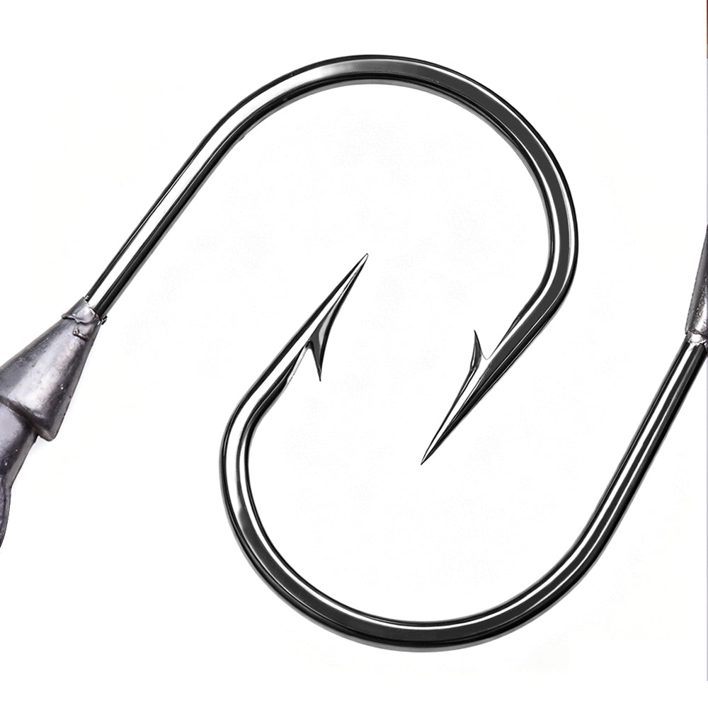 PROBEROS JIG075 3D Eye Lead Jig Head Hooks 3.5g-14g Soft Plastic Lure Jig Hooks Freshwater &amp; Saltwater Fishing
