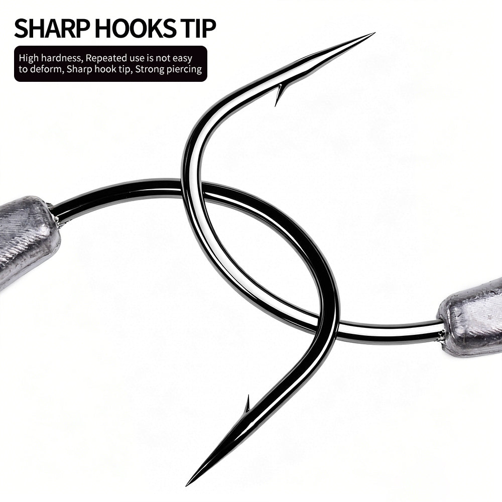 PROBEROS JIG077 Double Weight Lead Jig Head Hooks (1.75g-7g)