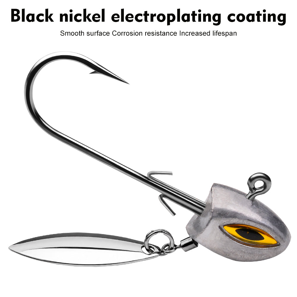 PROBEROS JIG081 Jig Head with Spinner Blade