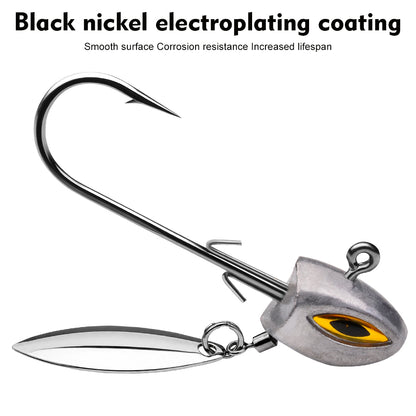 PROBEROS JIG081 Jig Head with Spinner Blade