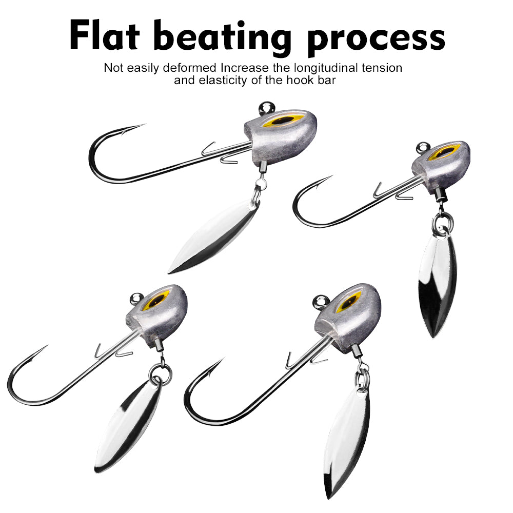 PROBEROS JIG081 Jig Head with Spinner Blade