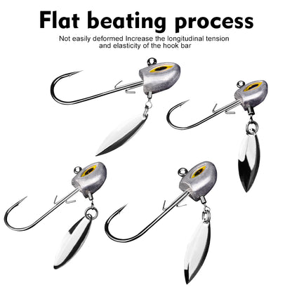 PROBEROS JIG081 Jig Head with Spinner Blade