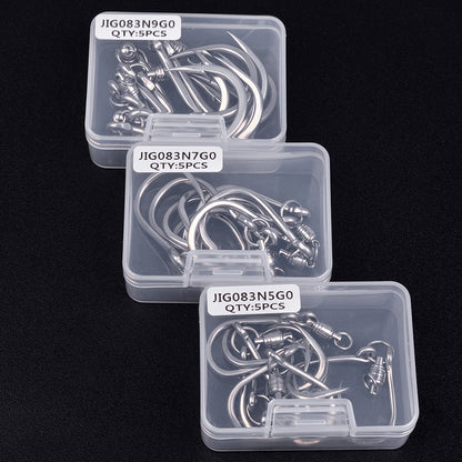 PROBEROS Swivel Twin Single Hook Kit Full Stainless Steel Jig Assist