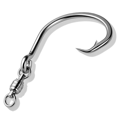 PROBEROS Swivel Twin Single Hook Kit Full Stainless Steel Jig Assist