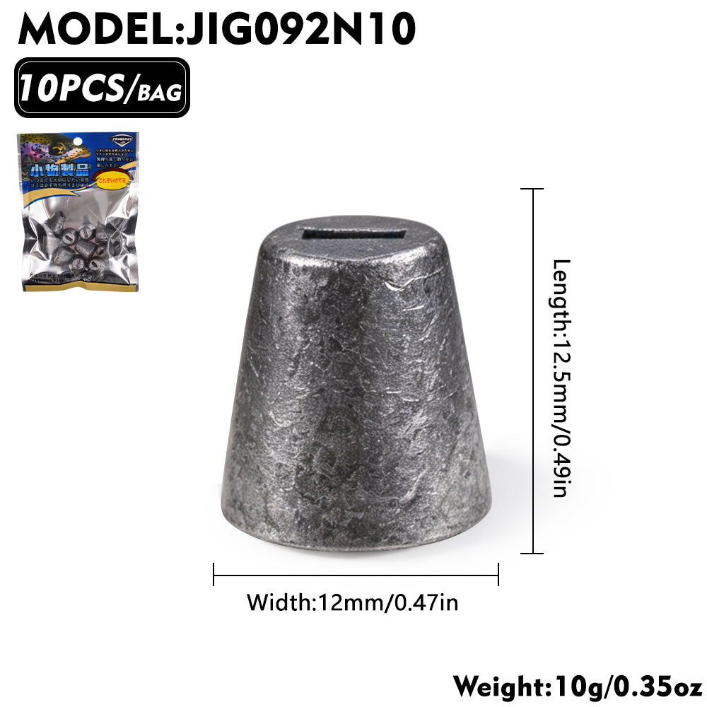 PROBEROS JIG092 Tungsten Cone Fishing Sinkers Weights