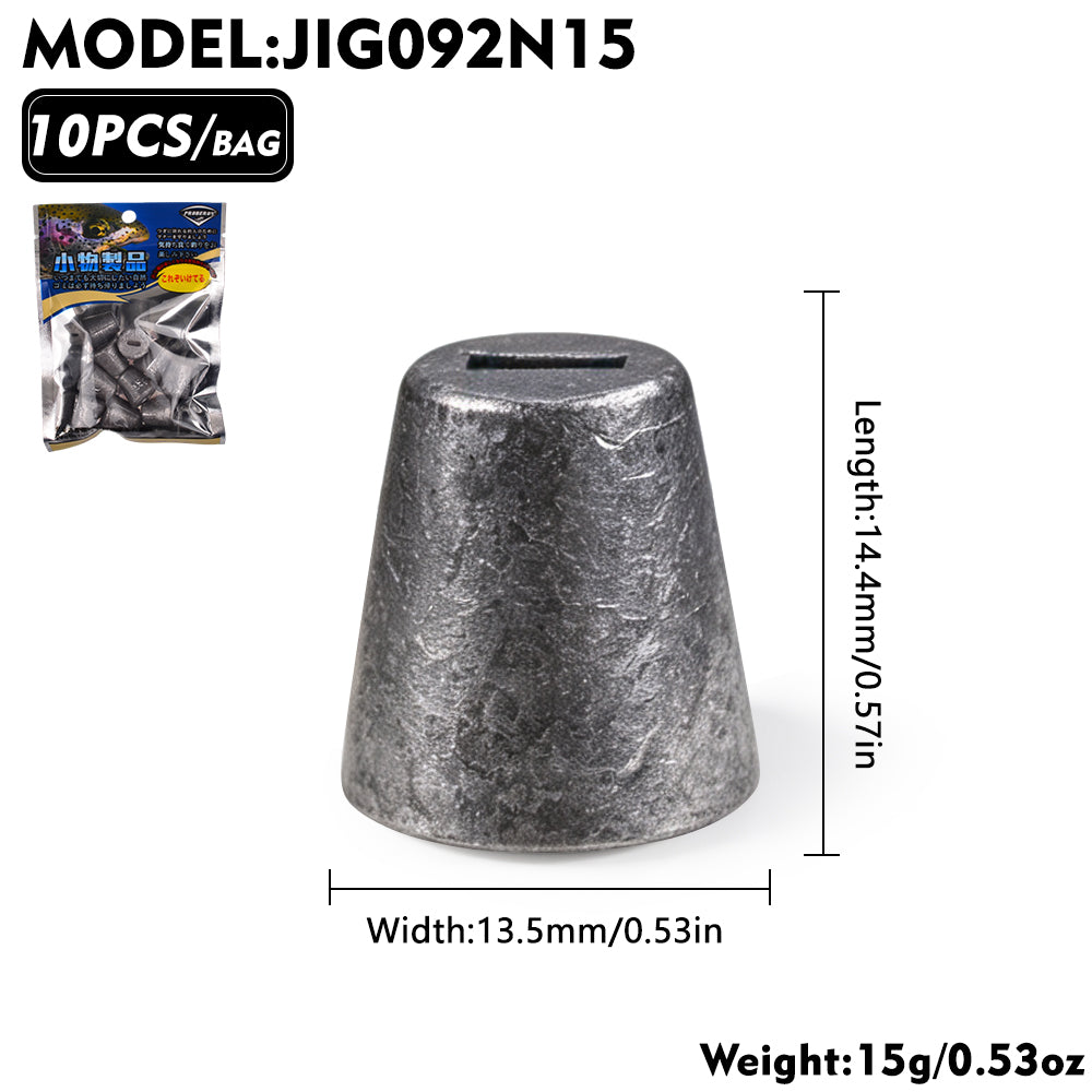 PROBEROS JIG092 Tungsten Cone Fishing Sinkers Weights