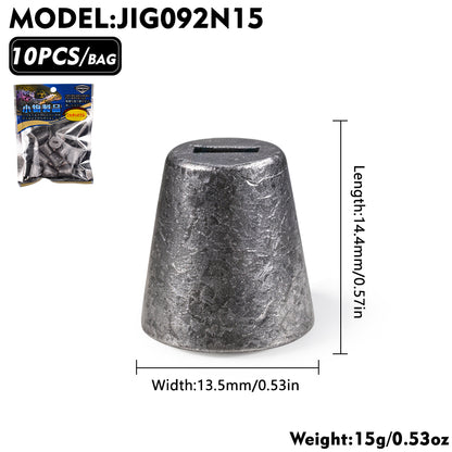 PROBEROS JIG092 Tungsten Cone Fishing Sinkers Weights