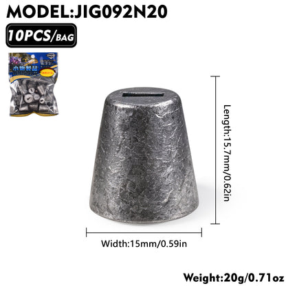 PROBEROS JIG092 Tungsten Cone Fishing Sinkers Weights