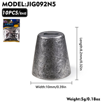 PROBEROS JIG092 Tungsten Cone Fishing Sinkers Weights