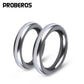 PROBEROS Stainless Steel Single Loop Lure 304SS Flattened Loop Lure Hook O-Ring Solid Single Ring, 50 pcs - Proberos