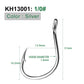 PROBEROS 5package 10pcs/package barbed fishing hook for salt water with high carbon steel suitable for fishing dayu11 freshwater fish hook - Proberos