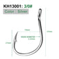 PROBEROS 5package  10pcs/package    barbed fishing hook for salt water with high carbon steel suitable for fishing dayu11 freshwater fish hook