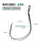 PROBEROS 5package  10pcs/package    barbed fishing hook for salt water with high carbon steel suitable for fishing dayu11 freshwater fish hook